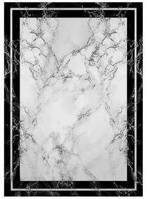 Χαλάκι Κουζίνας Hmnt404 102HFT4678 White-Grey-Black Conceptum Hypnose 50X80 Πολυέστερ
