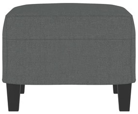vidaXL Υποπόδιο Σκούρο Γκρι 60 x 50 x 41 εκ. Υφασμάτινο