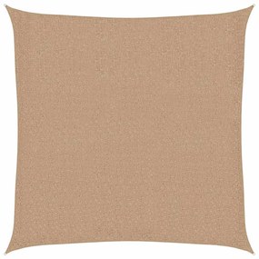 vidaXL Πανί Σκίασης Taupe 6 x 6 μ. από HDPE 160 γρ./μ²