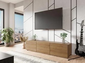 Έπιπλο τηλεόρασης Calabrini-Φυσικό-Μήκος: 150 εκ.