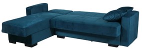 Καναπές κρεβάτι γωνιακός 236χ150χ78 MIRA ύφασμα ALBINA 3214 βελούδο - Βελούδο - 783-3083