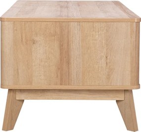 Τραπέζι σαλονιού Hamea pakoworld mdf σε φυσική απόχρωση 110x55,2x45εκ