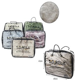 Sidirela Κουβέρτα Μονόχρωμη MINK 160x220cm - MINK Monochrome Blanket