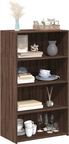 vidaXL Ντουλάπι Καφέ Δρυς 70x41x124 εκ. από Επεξεργασμένο Ξύλο