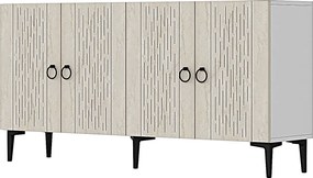 Console Rain 150 - White, Travertine White
Travertine
