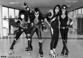 Αφίσα Kiss- London Airport, May 1975