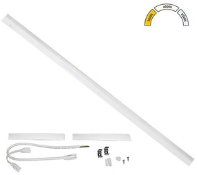Adeleq Φωτιστικό Κουζίνας LED T5 90cm 15W CCT Λευκό 3-91562