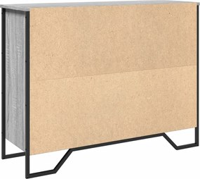 vidaXL Ντουλάπι Γκρι Sonoma 97x32,5x74,5 εκ. από Επεξεργασμένο Ξύλο