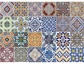 Πλάτη προστασίας τοίχου εστιών κουζίνας Azulejos L