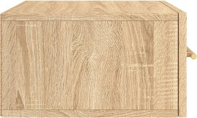 vidaXL Κομοδίνα Επιτοίχια Sonoma Δρυς 35 x 35 x 20 εκ.