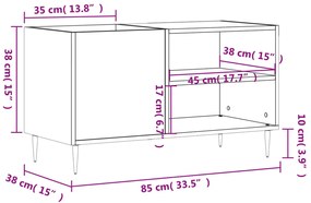 ΔΙΣΚΟΘΗΚΗ ΚΑΠΝΙΣΤΗ ΔΡΥΣ 85 X 38 X 48 ΕΚ. ΑΠΟ ΕΠΕΞΕΡΓΑΣΜΕΝΟ ΞΥΛΟ 831697