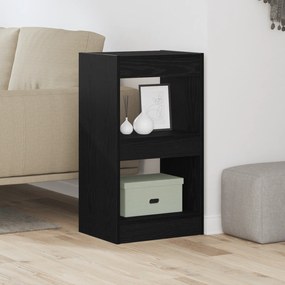 vidaXL Βιβλιοθήκη/Διαίρεση Χώρου Μαύρο Δρυς 40x30x71,5 εκ