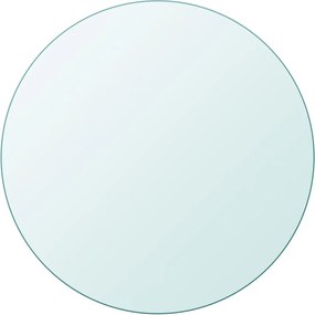 vidaXL Επιφάνεια Τραπεζιού Στρογγυλή 800 χιλ. από Ψημένο Γυαλί