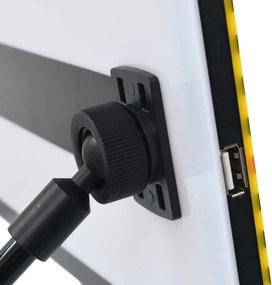 vidaXL Line Board/Πάνελ Αντανάκλασης Επισκευής Βαθουλ. Χωρίς Βαφή LED
