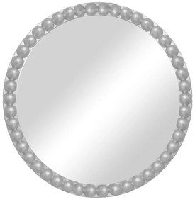 Καθρέπτης Mebel Inart ασημί pp Φ60x3.5εκ