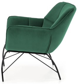 BELTON leisure chair color: dark green