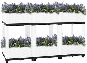 vidaXL Ζαρντινιέρα 120 x 40 x 71 εκ. από Πολυπροπυλένιο