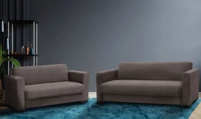 Καναπές Silio Διθέσιος-Καφέ