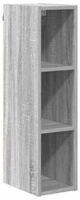 vidaXL Κρεμαστό ντουλάπι Riga Γκρίζο Σονομα 20 x 29,5 x 80 εκ.