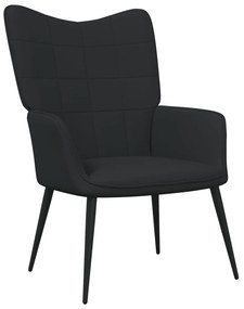 Πολυθρόνα Relax Μαύρη Υφασμάτινη - Μαύρο