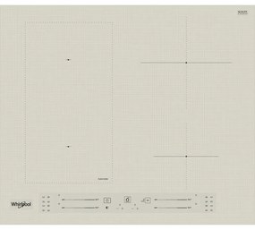 Whirlpool WLS2760BFS Εντοιχιζόμενη Επαγωγική εστία με 4 ζώνες μαγειρέματος 60cm, Μπεζ