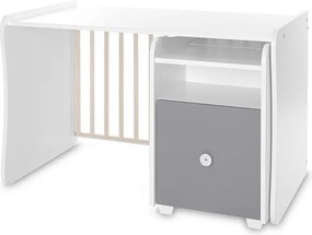 BED TREND PLUS NEW 70/160 WHITE/STONE GREY