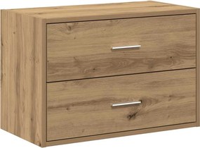 vidaXL Ντουλάπι με 2 συρτάρια Αρτισιανή Δρυς 60x31x40 εκ. Επεξ. Ξύλο