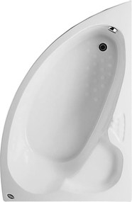 Acrilan Konchili 153x100 R - Ασύμμετρη Μπανιέρα - Ακρυλικό, Χωρίς Υδρομασάζ, Χωρίς Αερομασάζ