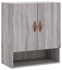 vidaXL Ντουλάπι Τοίχου Γκρι Sonoma 60x31x70εκ. Επεξεργασμένο Ξύλο