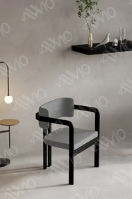 Stewehome γκριΚαρέκλα Κουζίνας Μοντέρνου Design 45x48x75 cm