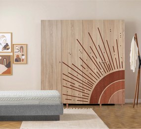 Τετραφυλλη Ντουλαπα Σονομα LONI 52x180x192