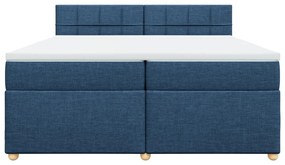 ΚΡΕΒΑΤΙ BOXSPRING ΜΕ ΣΤΡΩΜΑ ΜΠΛΕ 200X200 ΕΚ. ΥΦΑΣΜΑΤΙΝΟ 3286793