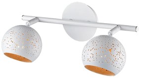 Δίφωτο Φωτιστικό Σποτ GN762CWB White Metal