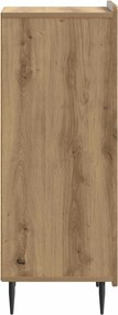 vidaXL Πλαϊνό γραφείο Artisan Δρυς 34,5 x 33 x 92 εκ.