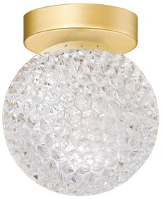 Φωτιστικό Οροφής - Τοίχου Diamond 4267200 11x13cm 1xG9 3W Gold Viokef Acrylic,Steel