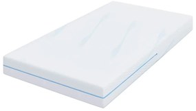 vidaXL Στρώμα Λευκό 90 x 190 cm Pěna