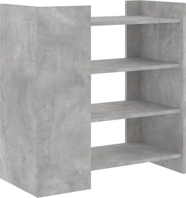 vidaXL Ντουλάπι Γκρι Σκυροδέματος 73,5x35x75 εκ. Επεξεργασμένο Ξύλο