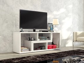 Τραπέζι Tv Gilroy 109, Άσπρο, 90x48x35cm, 32 kg | Epipla1.gr