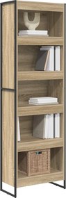 vidaXL Βιβλιοθήκη 60 x 30 x 189,5 εκ Επεξεργασμένο ξύλο Σονόμα