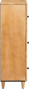 vidaXL Highboard 40 x 33 x 110 εκ Στερεό ξύλο μάνγκο Light brown