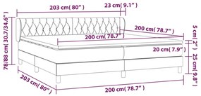 ΚΡΕΒΑΤΙ BOXSPRING ΜΕ ΣΤΡΩΜΑ ΡΟΖ 200X200 ΕΚ. ΒΕΛΟΥΔΙΝΟ 3127696