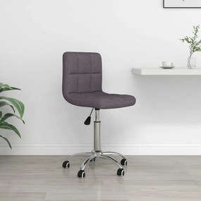 VidaXL Καρέκλα Γραφείου Περιστρεφόμενη Taupe Υφασμάτινη