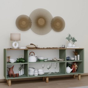 Κονσόλα Πράσινο CLAFRAN 180x40x75