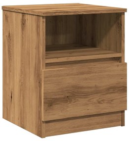 vidaXL Κομοδίνα 2 τεμάχια Artisan Oak 40x40x50 cm Κατασκευασμένο ξύλο