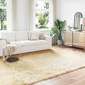 vidaXL Χαλί από τεχνητό πρόβειο δέρμα TAFALLA Κρεμ 240 x 340 εκ.