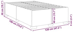 ΠΛΑΙΣΙΟ ΚΡΕΒΑΤΙΟΥ ΑΝΟΙΧΤΟ ΓΚΡΙ 120 X 190 ΕΚ. ΒΕΛΟΥΔΙΝΟ 3284619