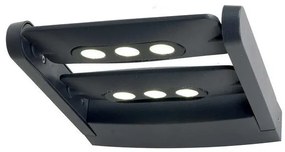 Απλίκα Φωτιστικό Τοίχου 6xLED 3W  Ανθρακί  ΙΡ65  Περιστρεφόμενο  Sigmund SIGMUND-6W Elstead Lighting-SIGMUND-6W-Ανθρακί SIGMUND-6W