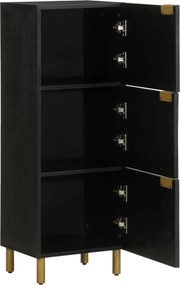 vidaXL Ντουλάπι Μαύρο 40 x 33 x 110 εκ. από Επεξεργασμένο Ξύλο