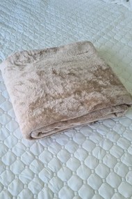 Stewehome Μονή κουβέρτα Soft εξαιρετικά απαλή σε μπεζ 155x215 cm
