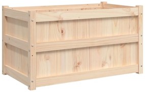 vidaXL Ζαρντινιέρες 2 τεμ. από Μασίφ Ξύλο Πεύκου